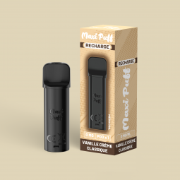 Cartouche Vanille Créme Classique - Maxipuff Cartouche Vanille Créme Classique - Maxipuff