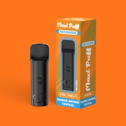 Cartouche Mangue Ananas Tropical - Maxipuff Cartouche Mangue Ananas Tropical - Maxipuff